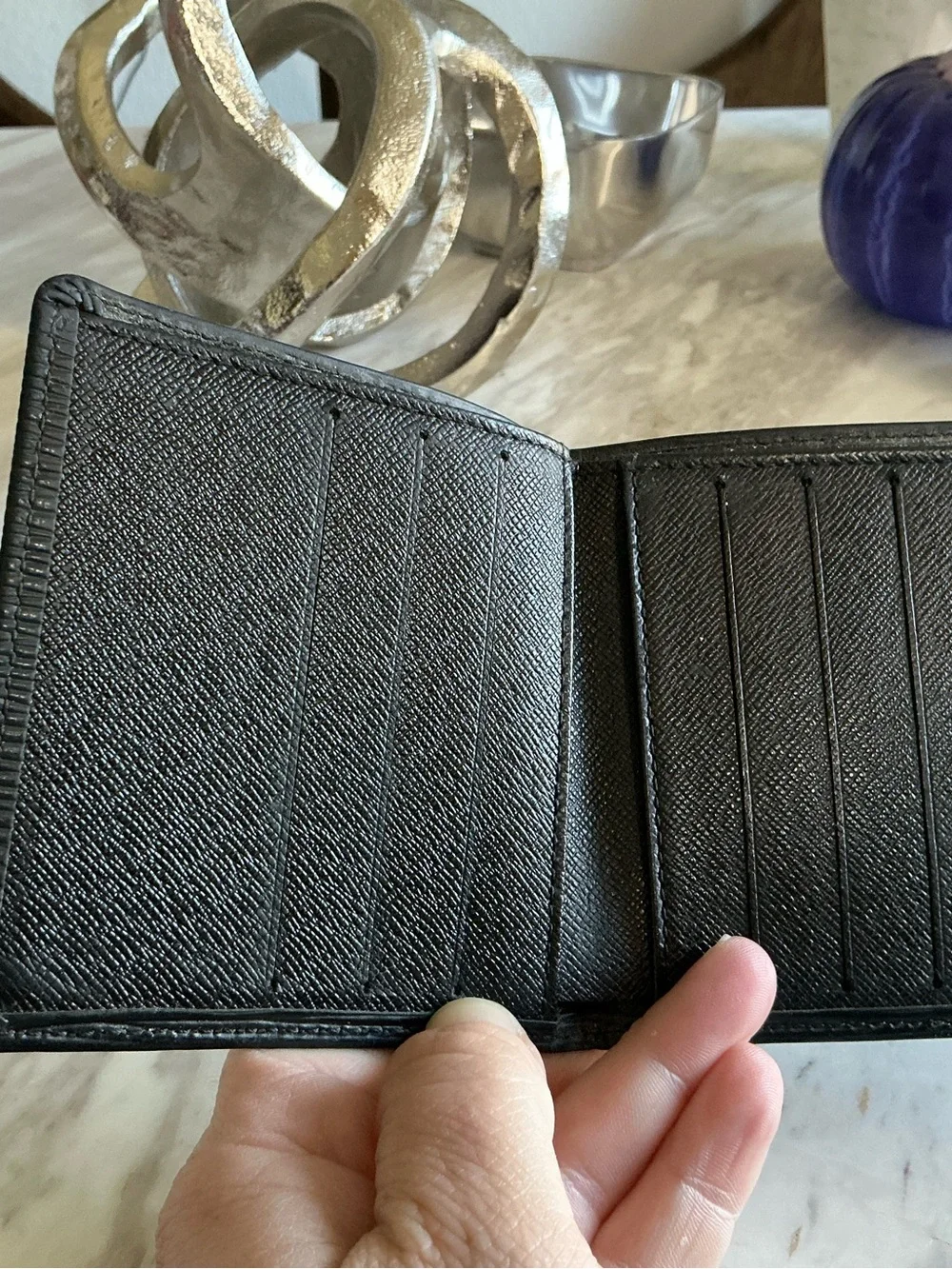 Louis Vuitton Epi Leather Wallet - Noir